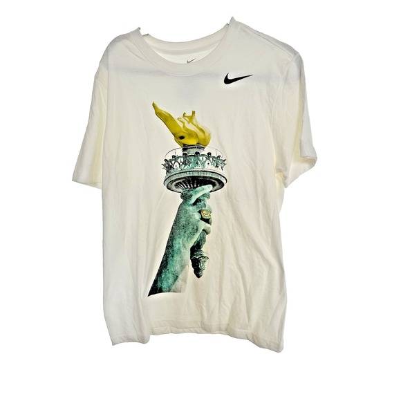 New York Liberty Nike White 2024 WNBA Finals Champions Authentic Parade T Sz M - Picture 1 of 8